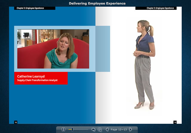 Sample e-learning containing video